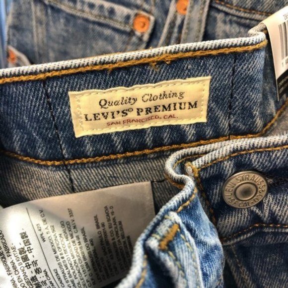 Levi's 501 High Rise Skinny Embroidered Jeans 27 - Picture 12 of 13